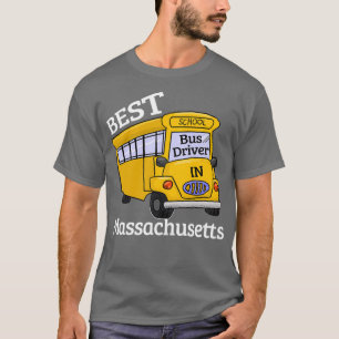 Massachusetts Best School Bus Driver 2 T-Shirt