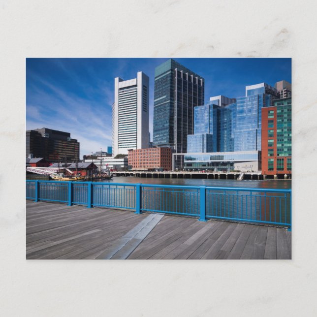 Massachusetts, Boston, Federal Reserve Bank Postcard (Front)