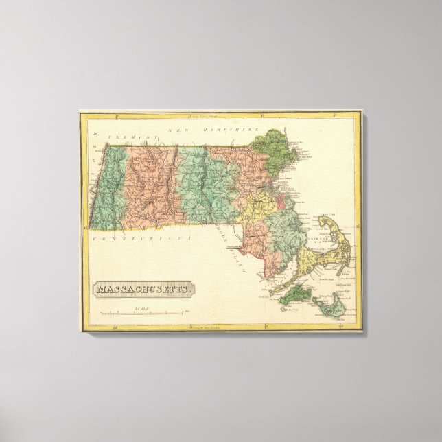 Massachusetts Canvas Print (Front)