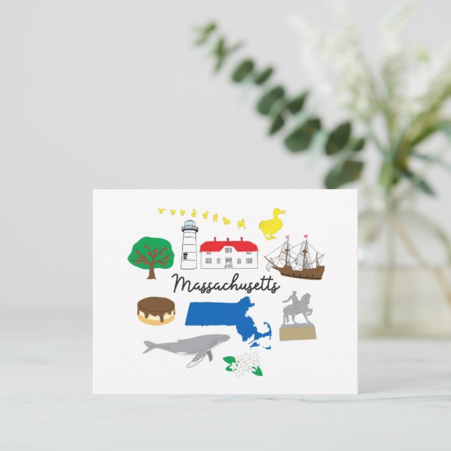Massachusetts Card (Standing Front)