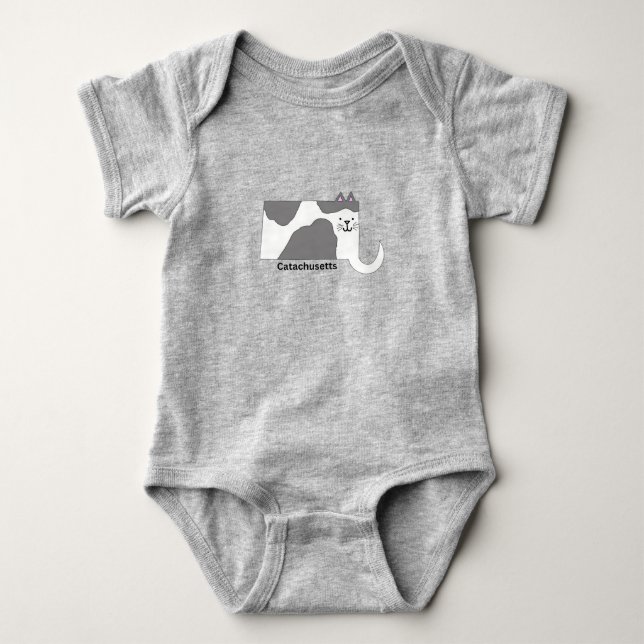 Massachusetts Catachusetts Baby Bodysuit (Front)