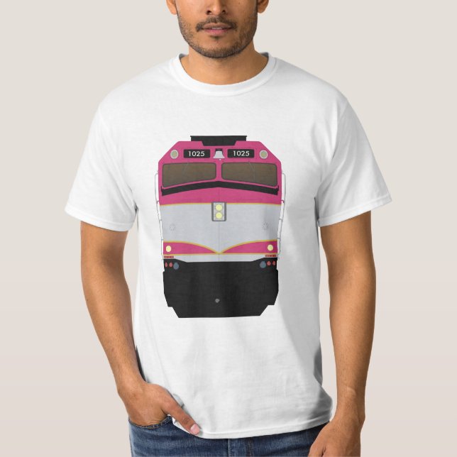 Massachusetts Commuter Rail F40PH-2C shirt (Front)