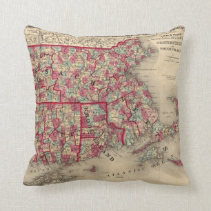 Massachusetts, Connecticut, and Rhode Island Cushion