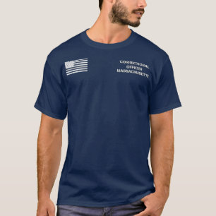 Massachusetts Correctional Officer Thin Grey T-Shirt