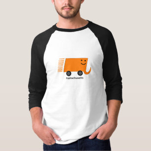 Massachusetts Fastachusetts Men's Raglan T-Shirt