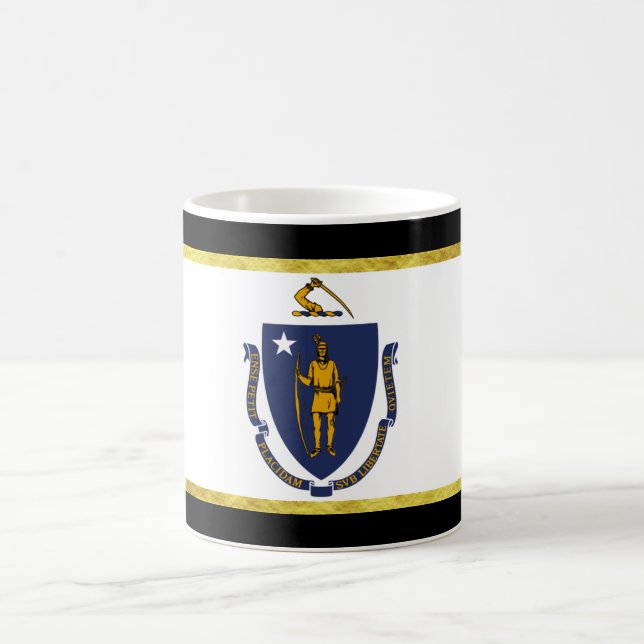 Massachusetts flag coffee mug (Center)