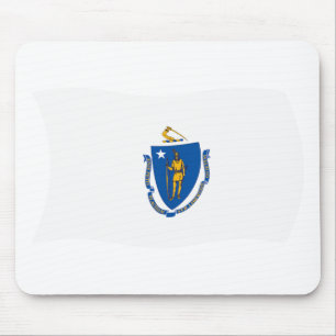 Massachusetts Flag Mousepad