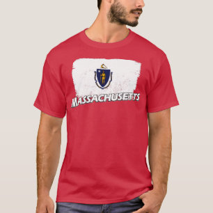 Massachusetts flag  T-Shirt