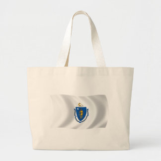Massachusetts Flag Tote Bag