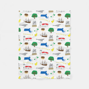 Massachusetts Fleece Blanket