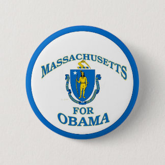 MASSACHUSETTS FOR OBAMA Button