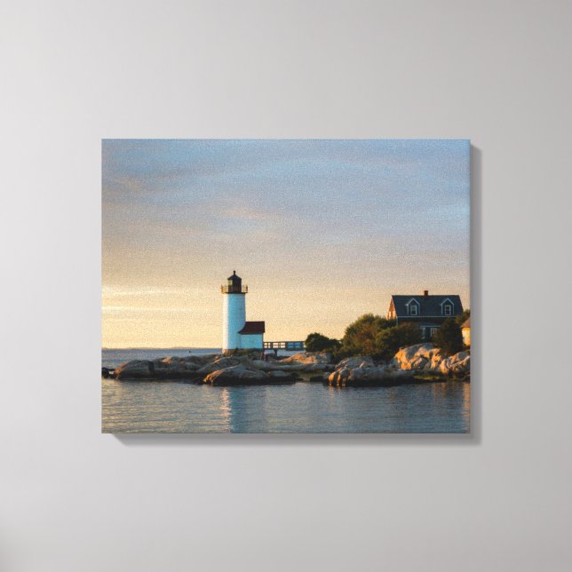 Massachusetts, Gloucester, Annisquam, Annisquam Canvas Print (Front)