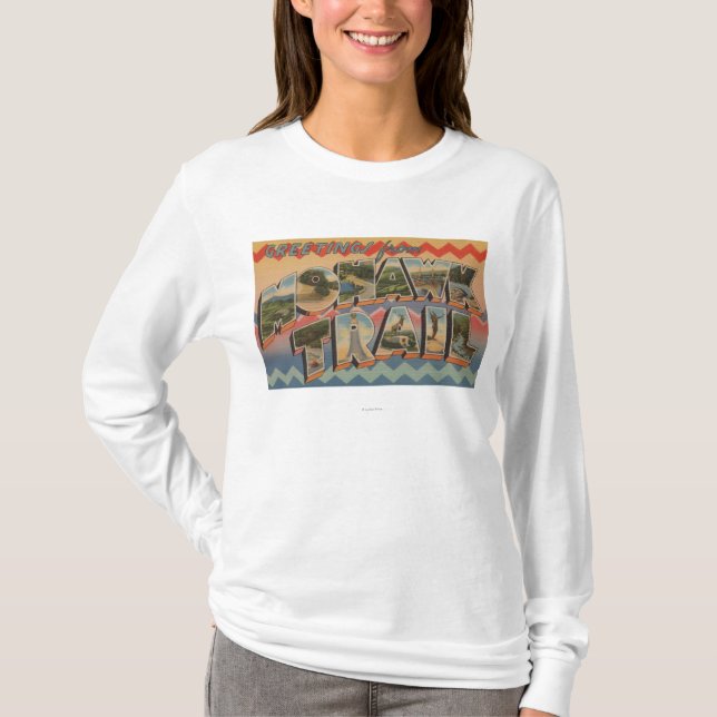 Massachusetts - Greetings from Mohawk Trail T-Shirt (Front)