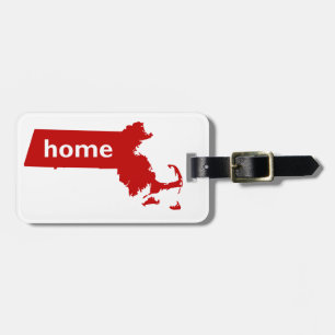 Massachusetts Home Luggage Tag
