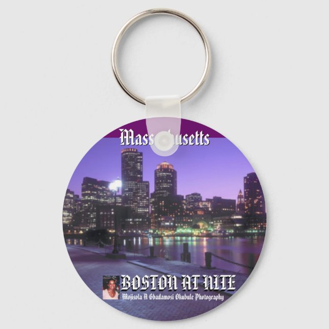 Massachusetts Keychain by Mojisola A Gbadamosi Oku (Front)