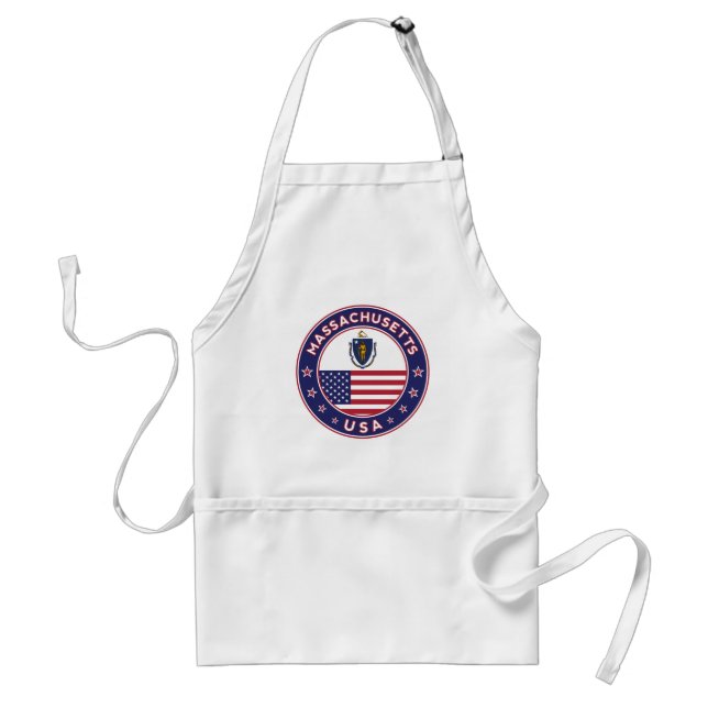 Massachusetts, Massachusetts sticker, phone case Standard Apron (Front)