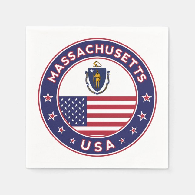 Massachusetts Napkin (Front)