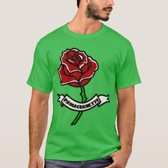 Massachusetts Oversized 5 T-Shirt (Front)