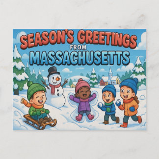 MASSACHUSETTS Postcard