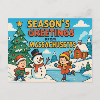 MASSACHUSETTS Postcard