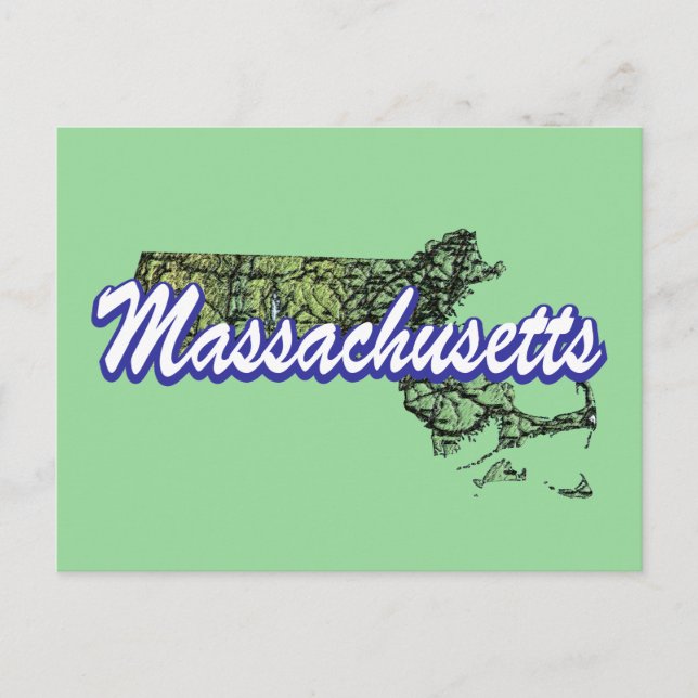 Massachusetts Postcard (Front)