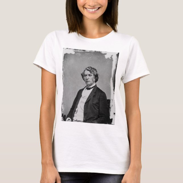 Massachusetts Republican Senator Charles Sumner T-Shirt (Front)