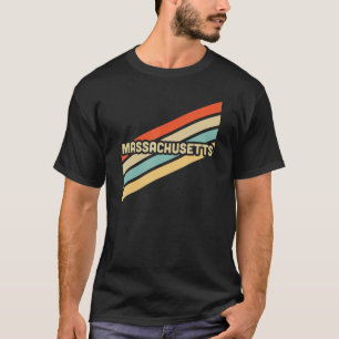 Massachusetts Retro Vintage T-Shirt