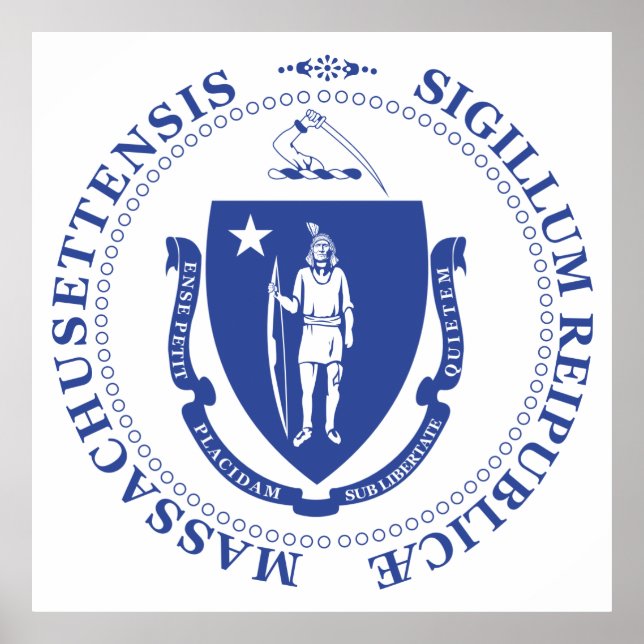Massachusetts sign (Front)