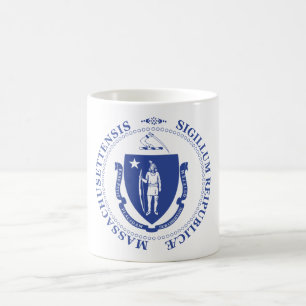 Massachusetts sign coffee mug