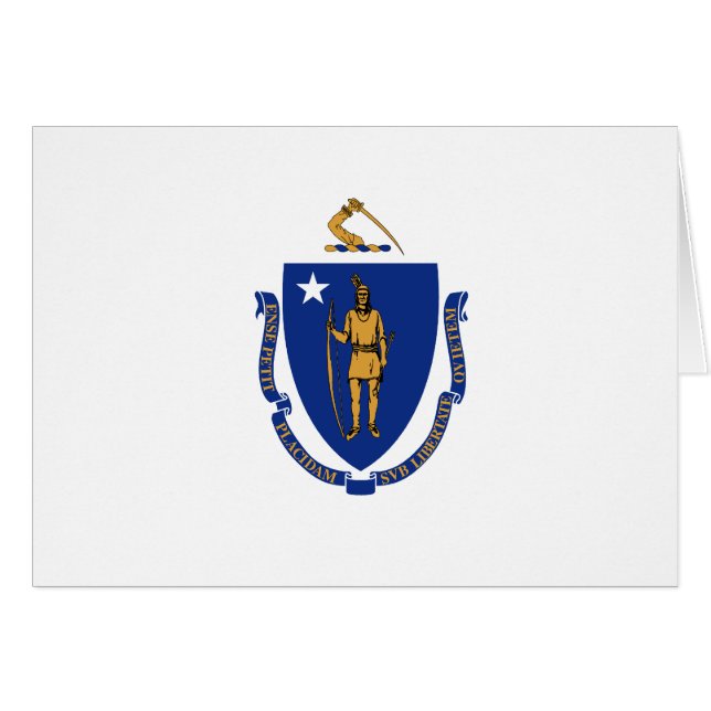 Massachusetts State Flag (Front Horizontal)