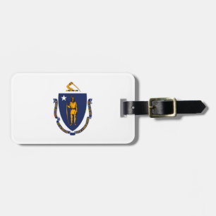 Massachusetts State Flag Design Luggage Tag