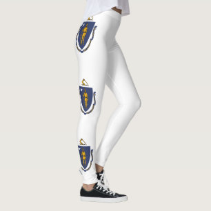 Massachusetts State Flag Leggings