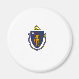 Massachusetts State Flag Magnet