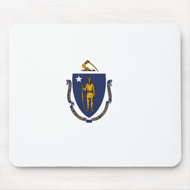 Massachusetts State Flag Mouse Mat (Front)