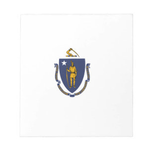 Massachusetts State Flag Notepad