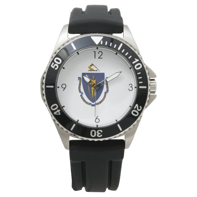 Massachusetts State Flag Watch (Front)