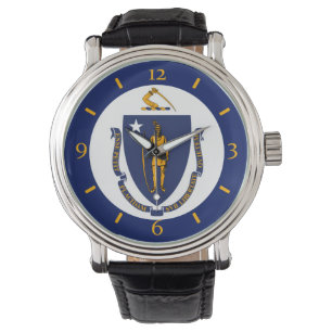 Massachusetts State Flag Watch Design