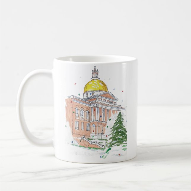 Massachusetts State House Mug (Left)