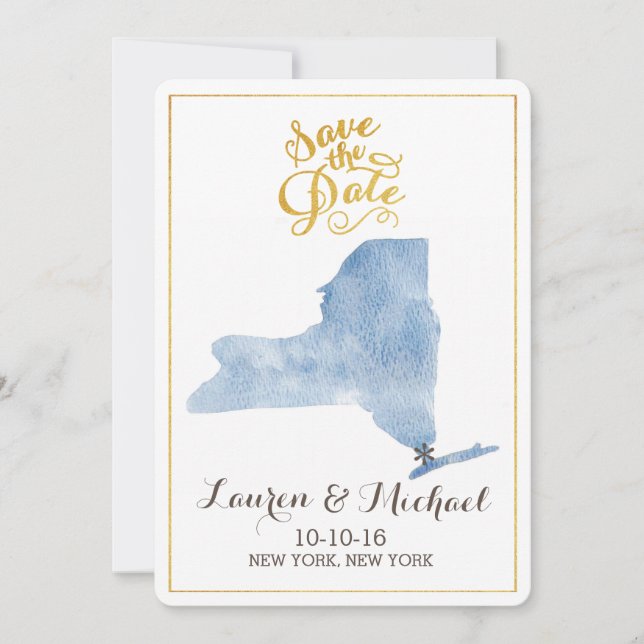 Massachusetts State Picture Save the Date (Front)