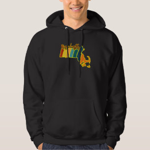 Massachusetts State Pride Sunset I Love Massachuse Hoodie