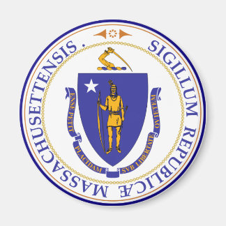 Massachusetts State Seal Magnet