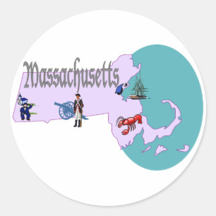 Massachusetts Sticker