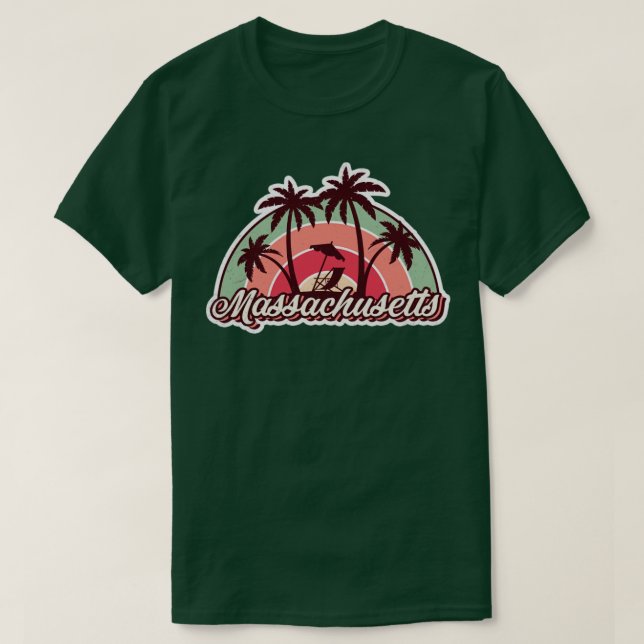 Massachusetts summer trip  T-Shirt (Design Front)