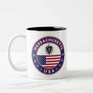 Massachusetts Two-Tone Coffee Mug