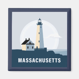 Massachusetts, United States of America Magnet
