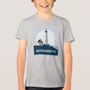 Massachusetts, United States of America Tri-Blend Shirt