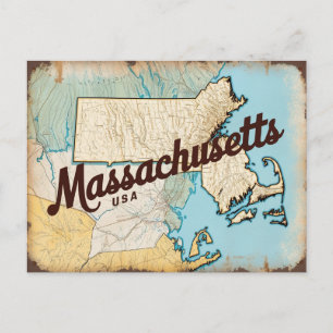 Massachusetts, USA Postcard
