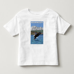 MassachusettsEagle Fishing Toddler T-Shirt