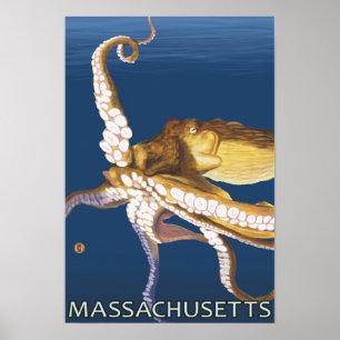 MassachusettsOctopus Scene Poster