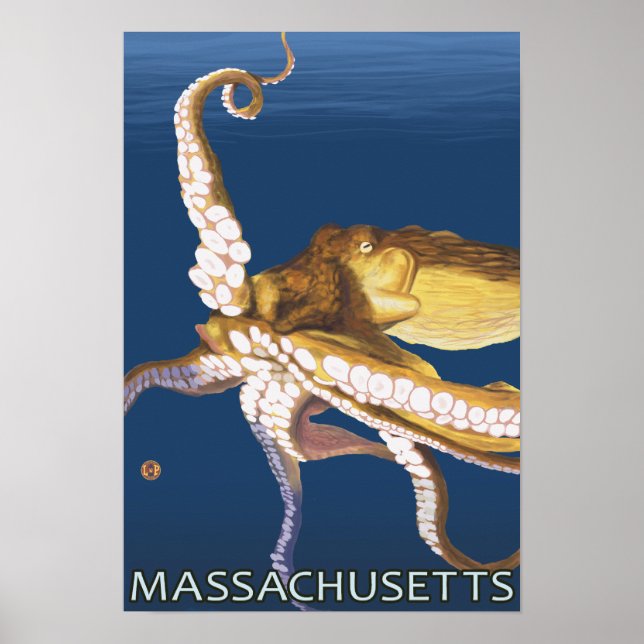 MassachusettsOctopus Scene Poster (Front)